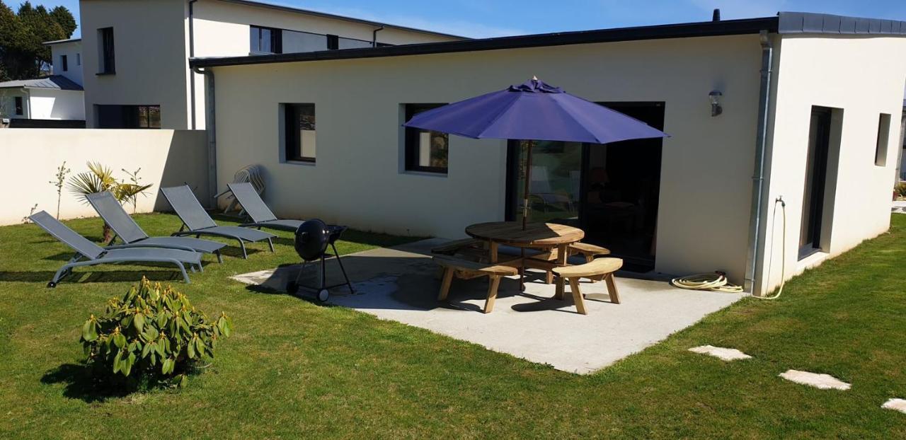 Villa Les Embruns Jardin Saint-Pol-de-Léon Esterno foto